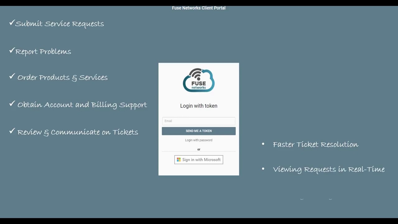Getting Started With The Fuse Networks Client Portal Seattle Tacoma Puget Sound
