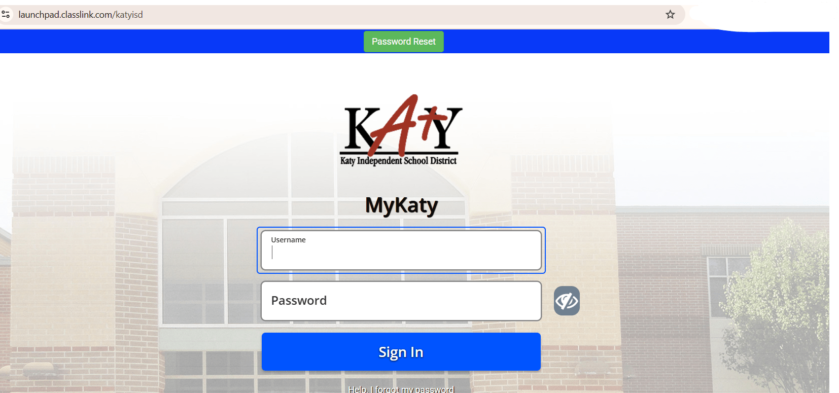my katy cloud login