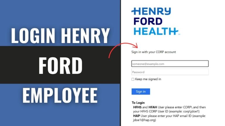 Henry Ford Employee Login How To Login To Henry Ford Health Employee Portal 2025 YouTube