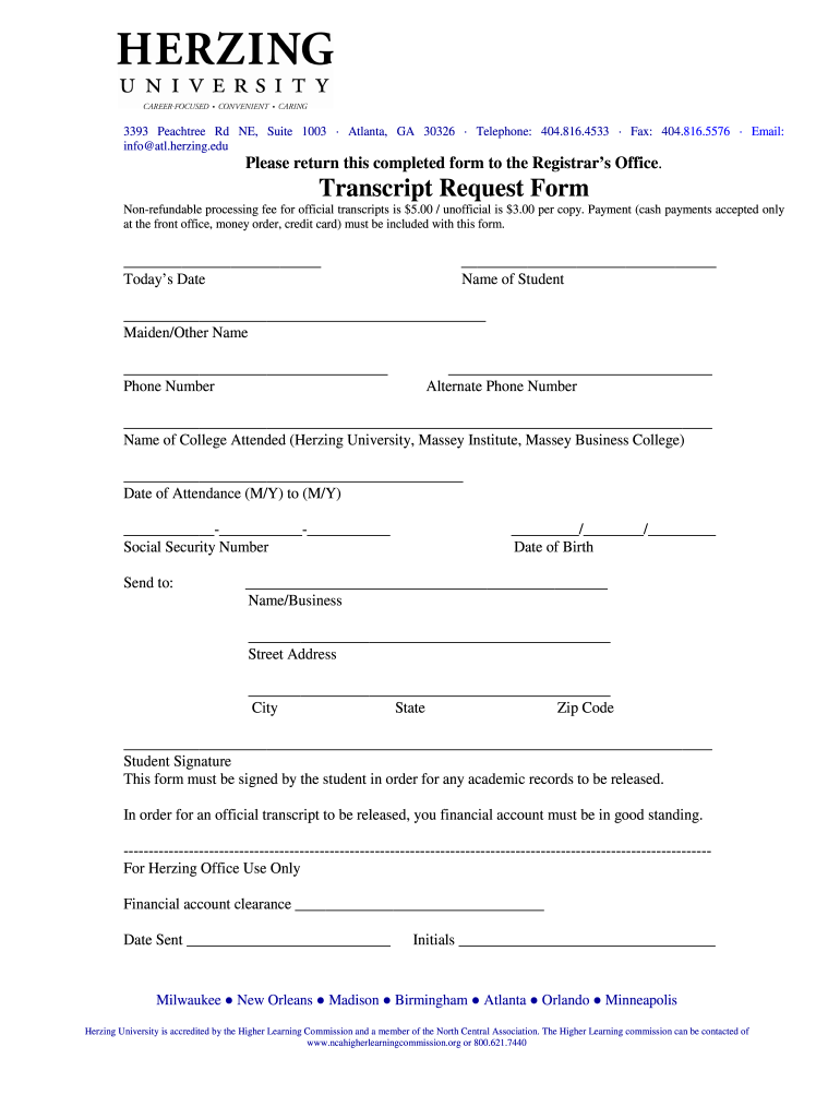 herzing email login