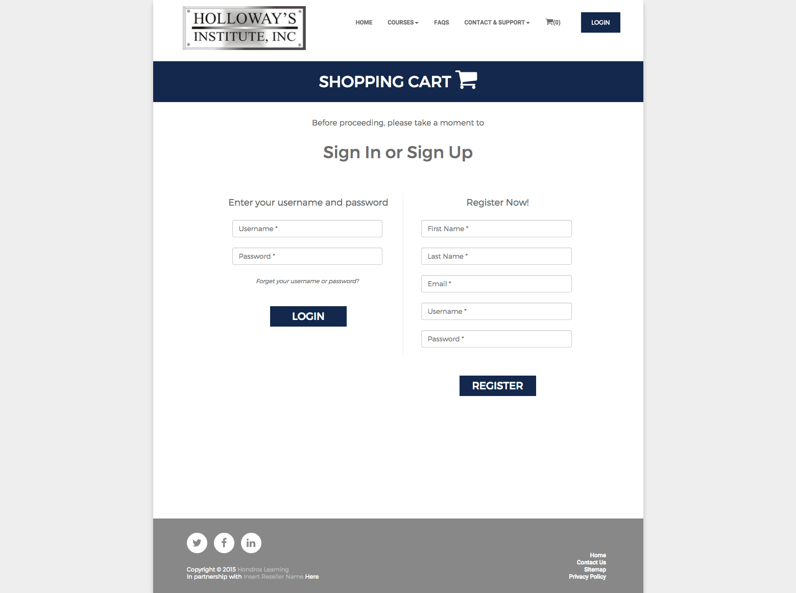 hondros portal login