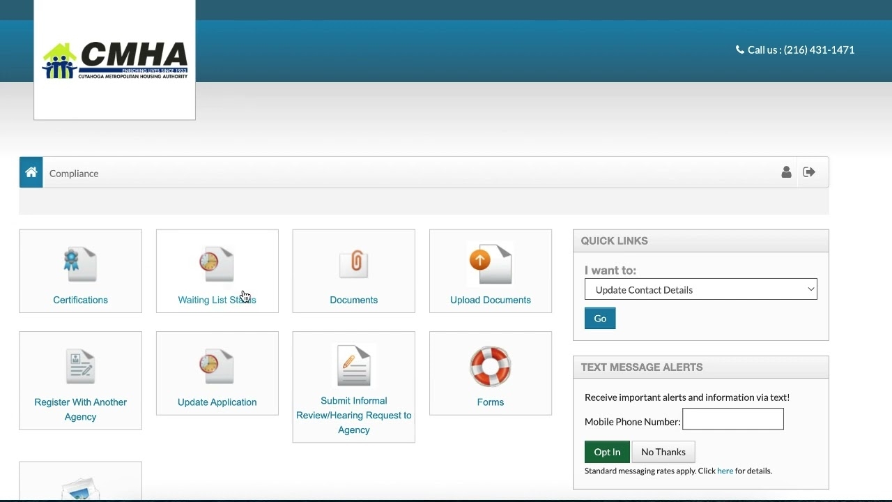 section 8 login portal