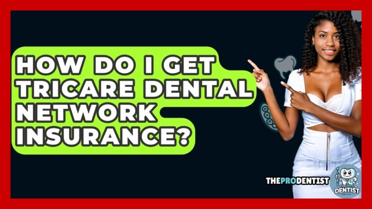 How Do I Get Tricare Dental Network Insurance The Pro Dentist YouTube