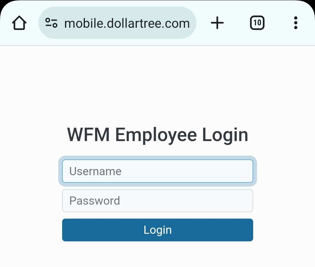 wfm employee login dollar tree schedule