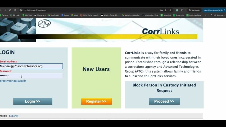 How To Access Corrlinks For Email From Federal Prison YouTube