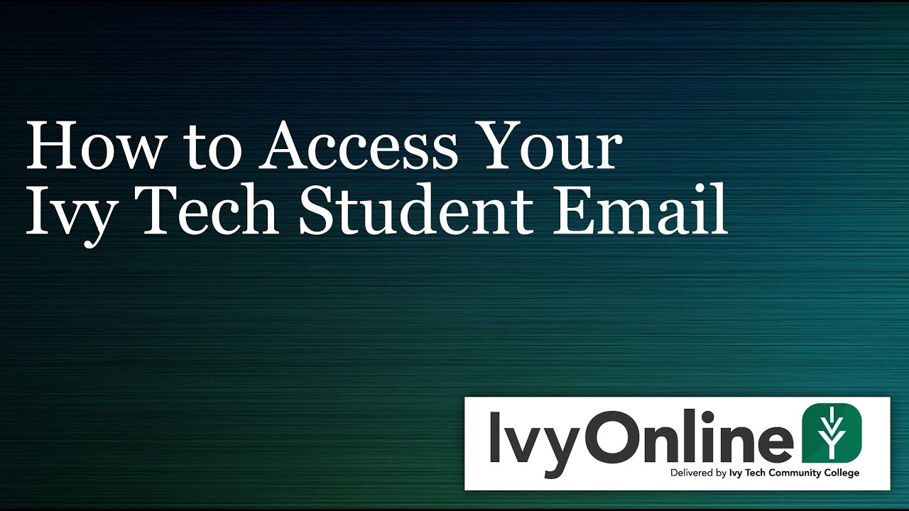 ivy tech email login