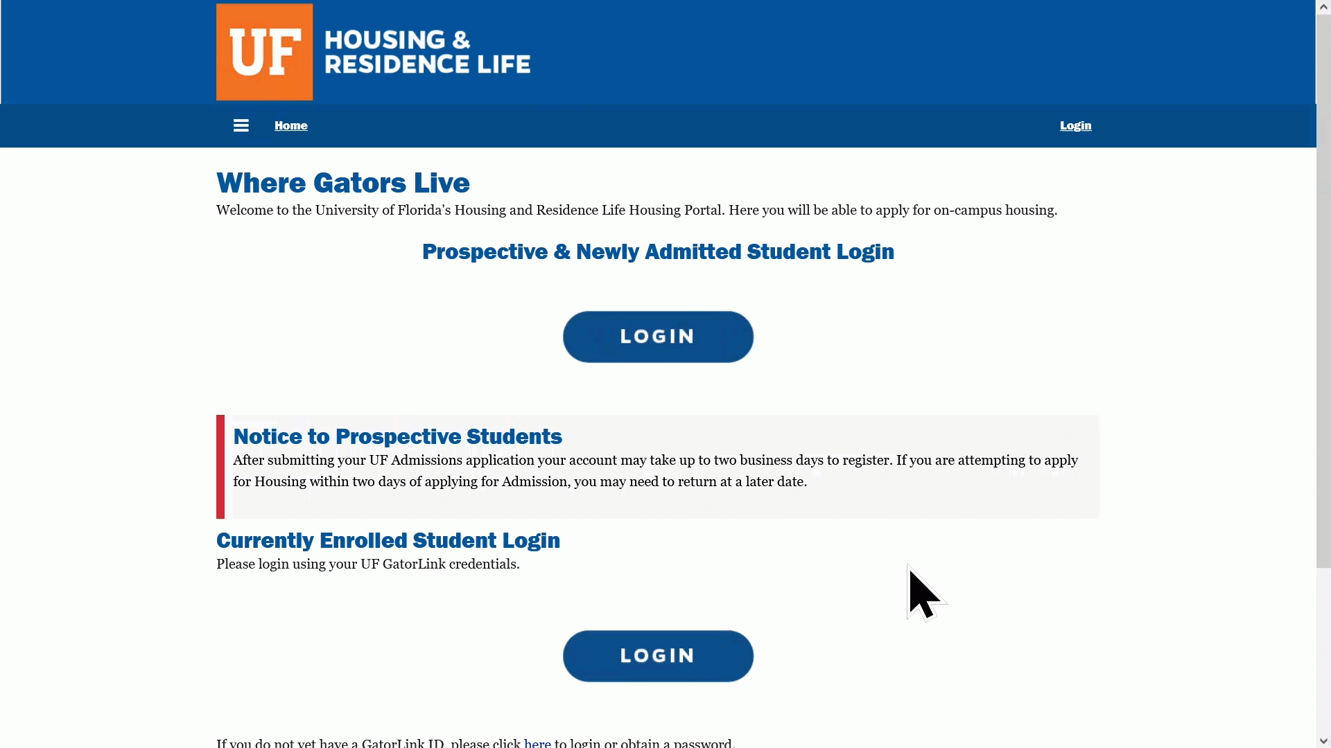 uf portal login
