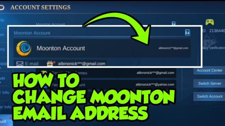 How To Change Moonton Email Address Latest Tutorial Dec 2020 YouTube