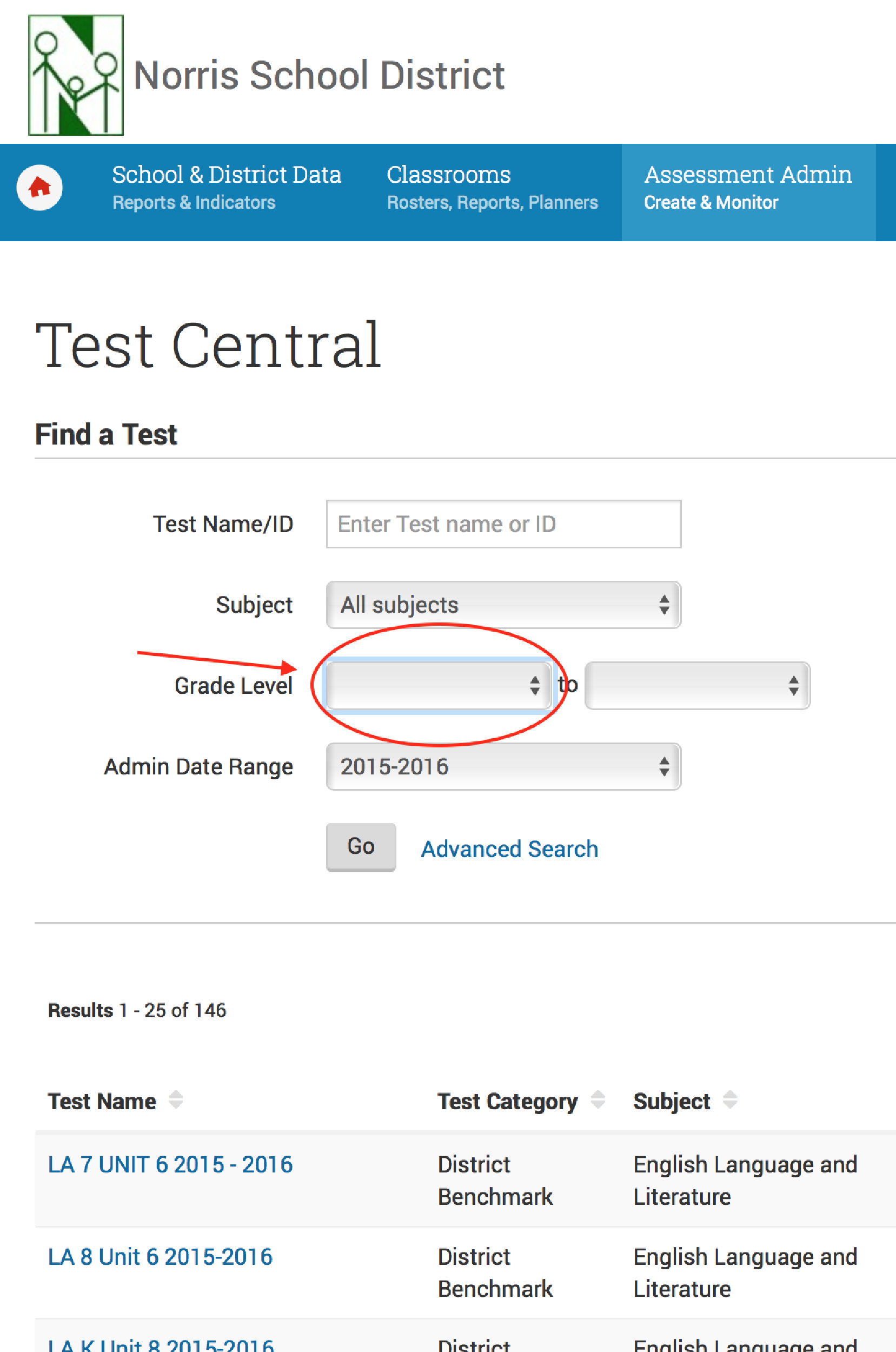 How To Find A Student s SchoolNet Username And Password Norris School District Knowledge Base