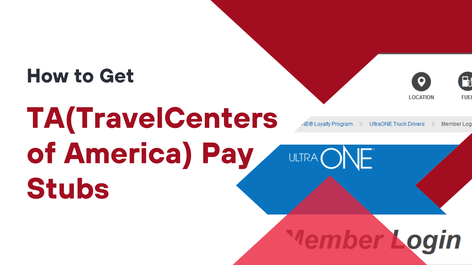 How To Get TA TravelCenters Of America Pay Stubs How To Get TA TravelCenters Of America Pay Stubs