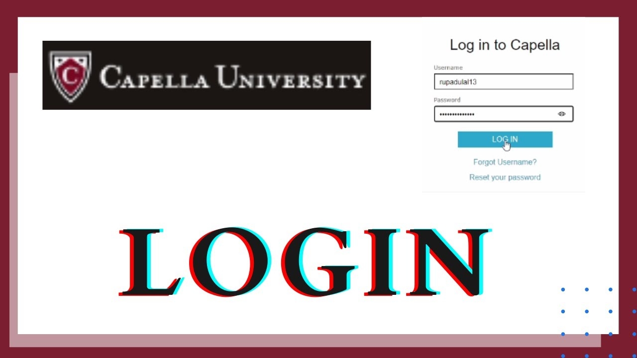 How To Log In To Capella University Capella University Login Sign In CapellaUniversity YouTube How To Log In To Capella University Capella University Login Sign In CapellaUniversity YouTube