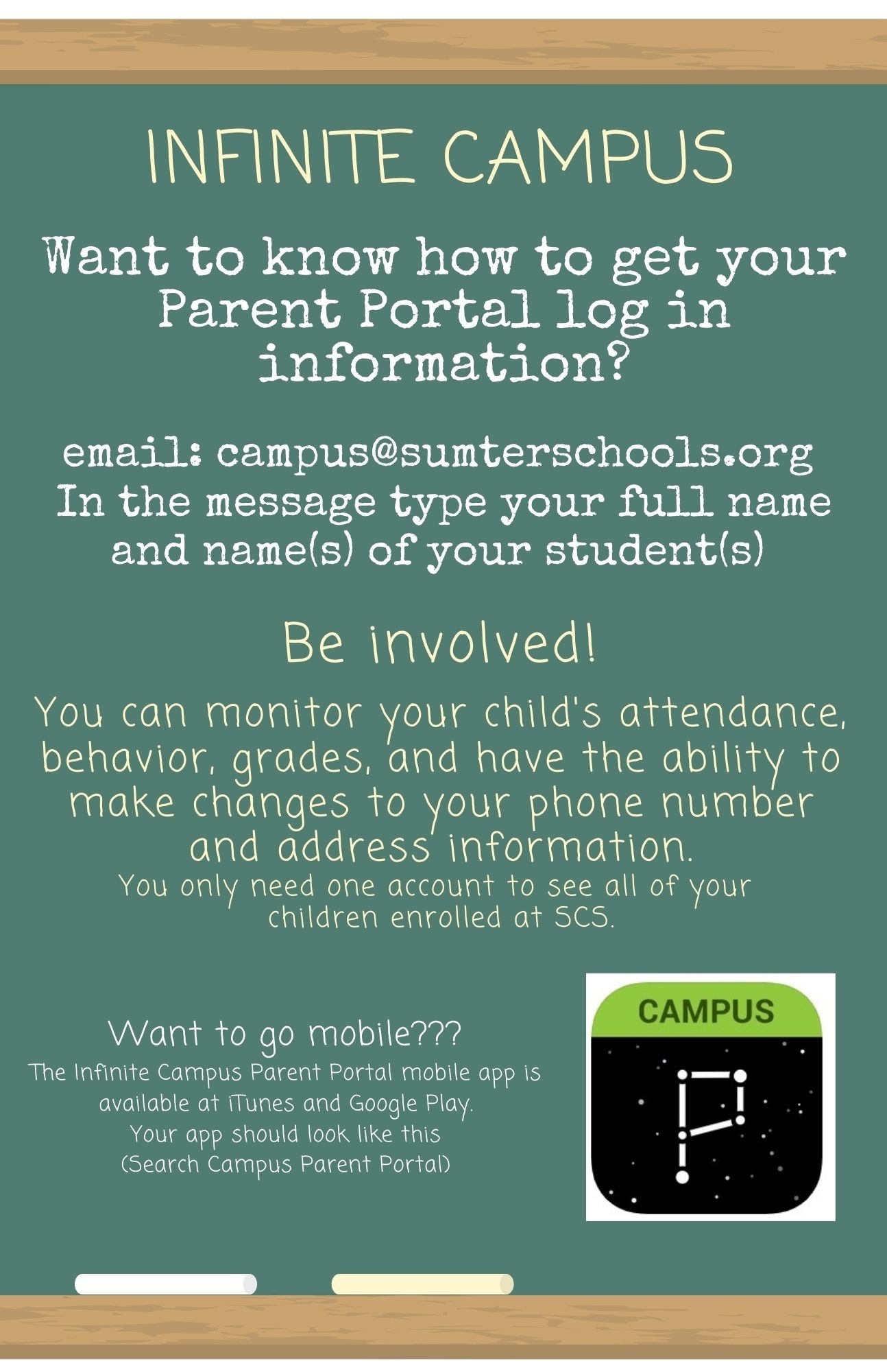 HOW TO LOG IN TO PARENT PORTAL Sumter County Primary