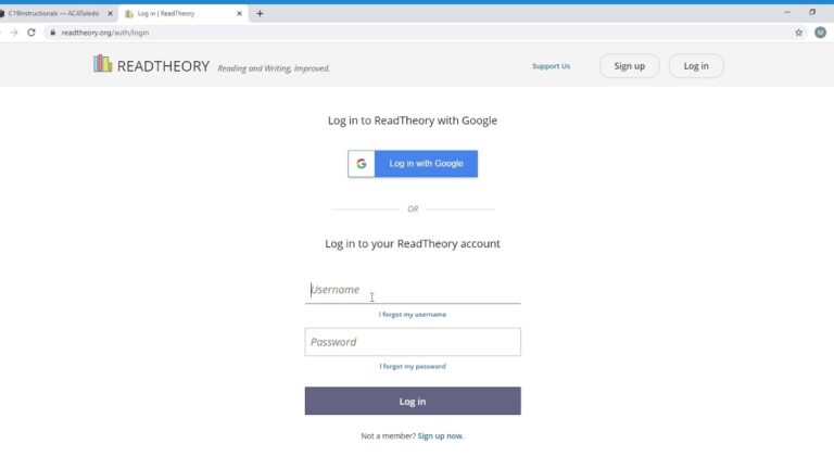 How To Log In To ReadTheory YouTube