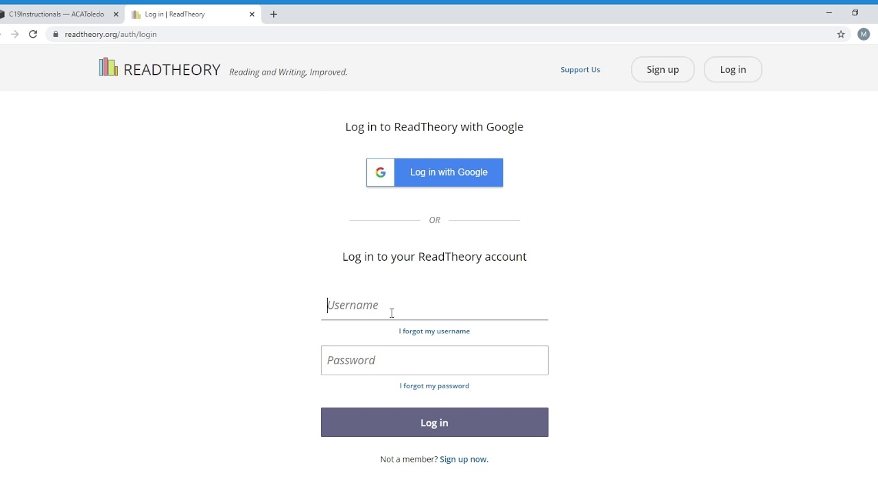 How To Log In To ReadTheory YouTube