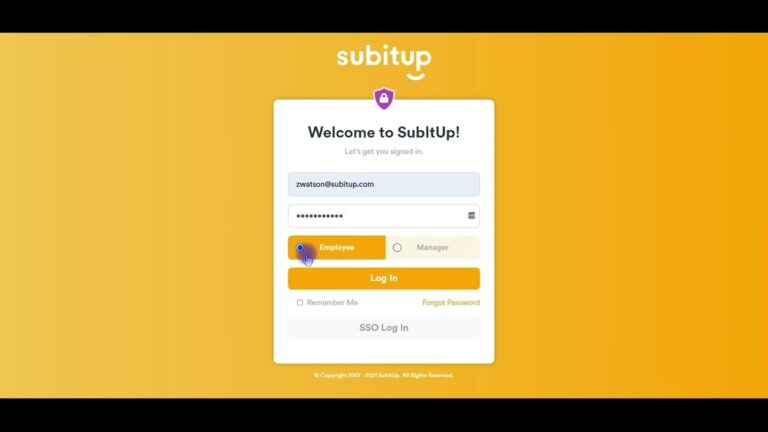 How To Log in To SubItUp Using 2FA MFA