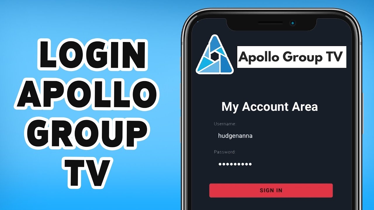 How To Login Apollo Group TV Account 2024 Apollo Group TV Sign In Guide YouTube