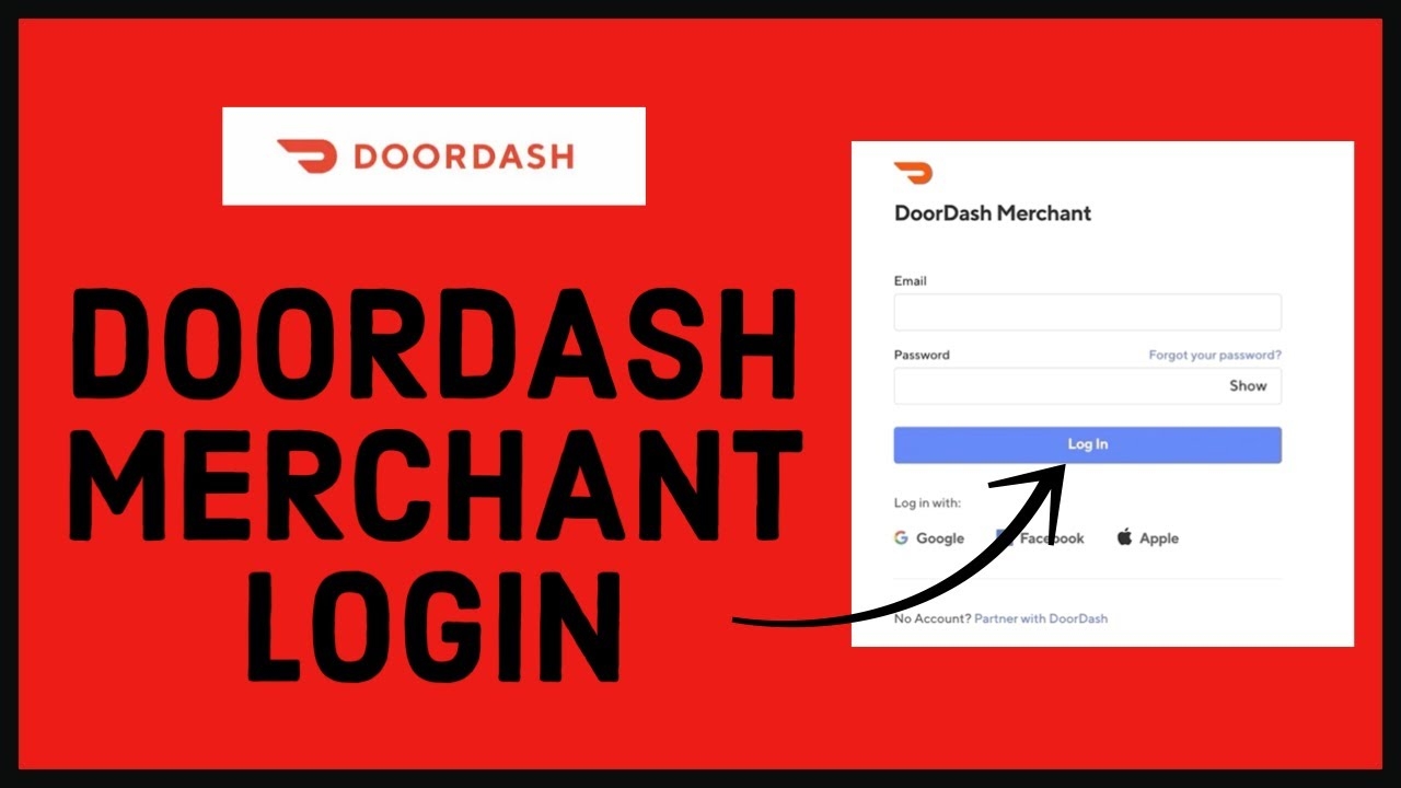 door dash merchant portal login