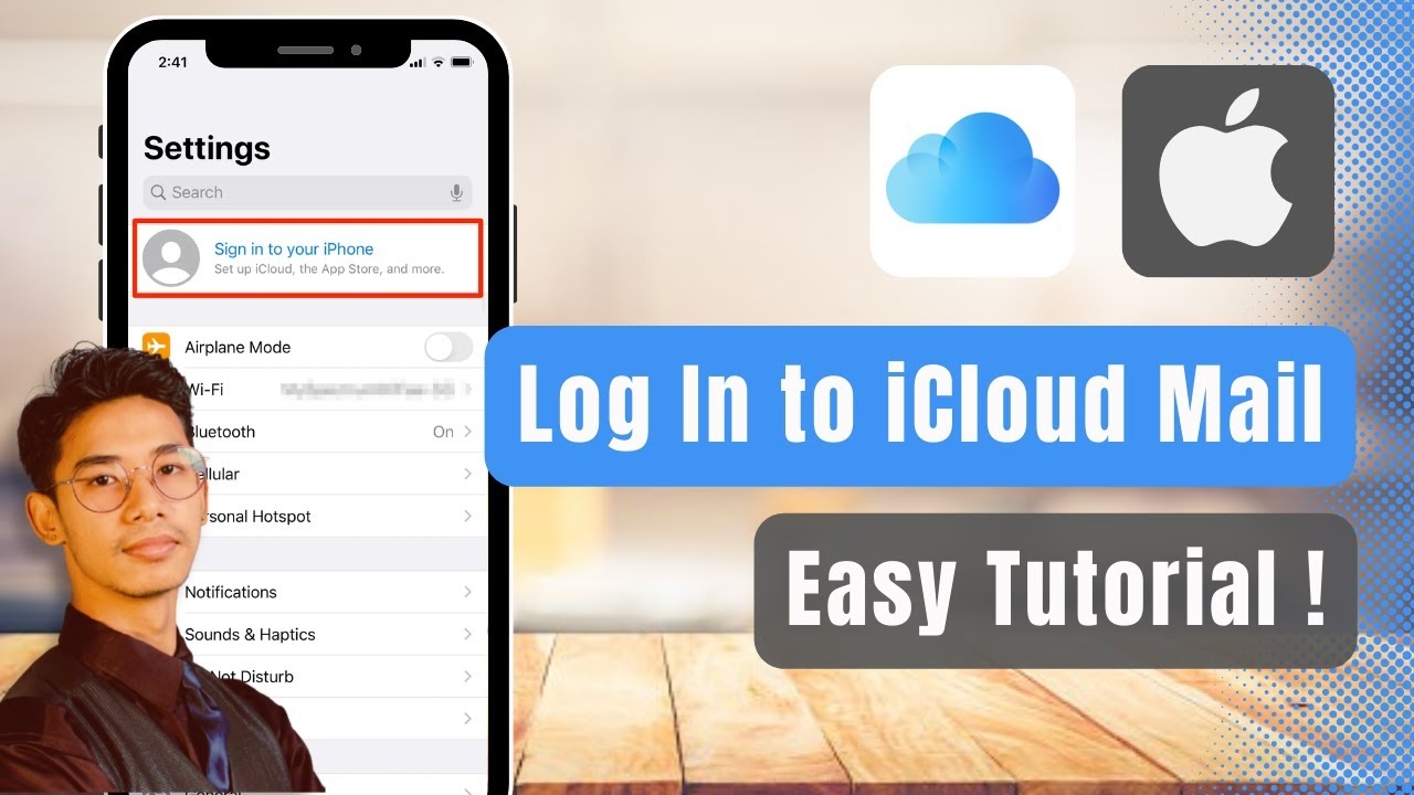 how to login to email on iphone