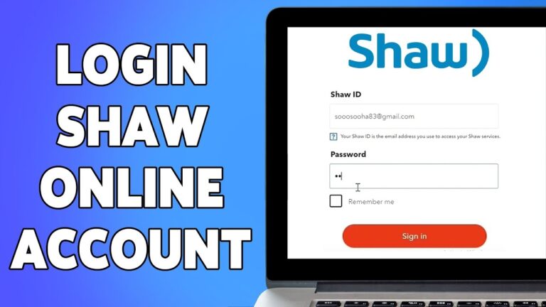 How To Login Shaw ID 2023 Shaw Online Account Webmail Sign In Help Shaw ca YouTube