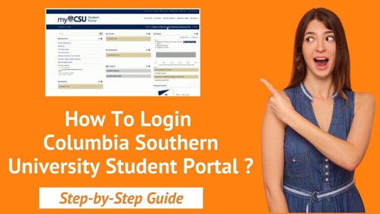 How To Login To Columbia Southern University Student Portal Step by Step Guide YouTube