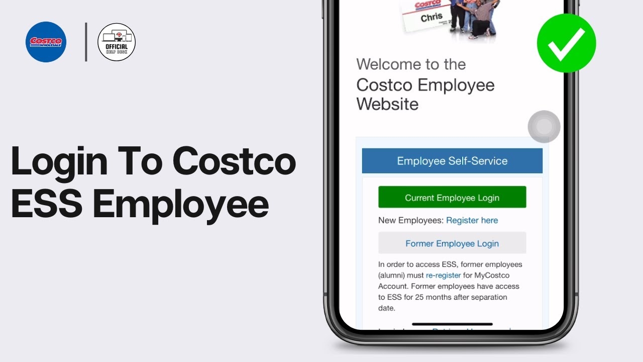 How To Login To Costco ESS Employee Account 2024 FULL GUIDE YouTube How To Login To Costco ESS Employee Account 2024 FULL GUIDE YouTube