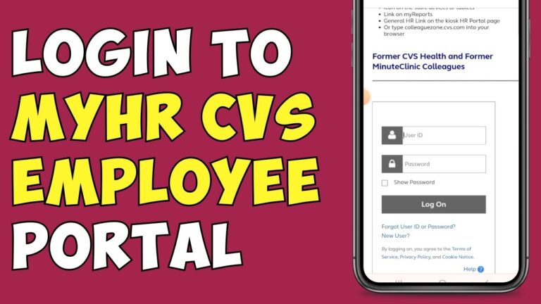 How To Login To MyHR CVS Employee Portal 2024 YouTube