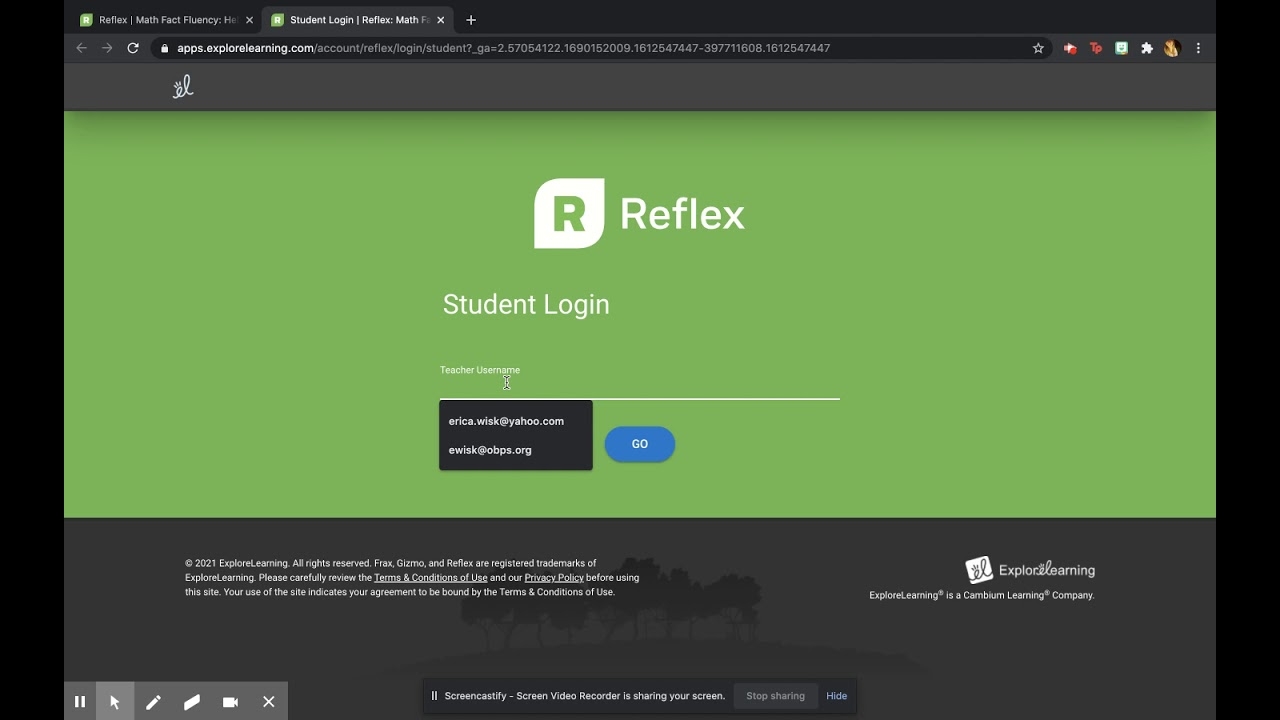 How To Login To Reflex Math YouTube