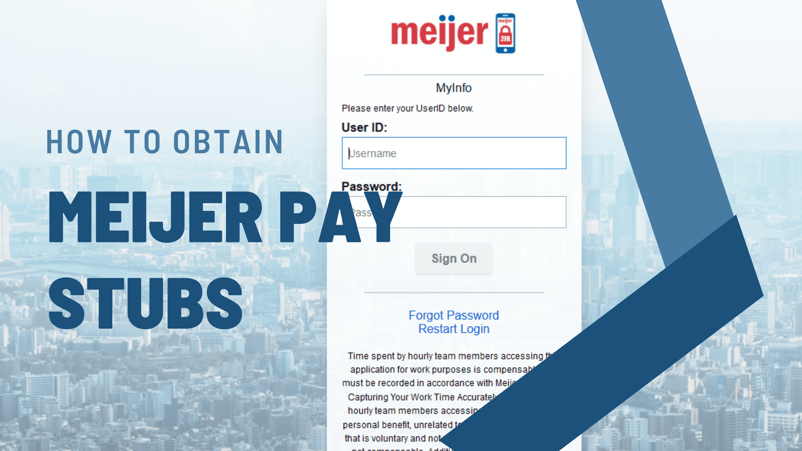 How To Obtain Meijer Pay Stubs 