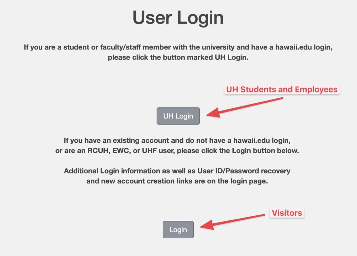 uh employee login