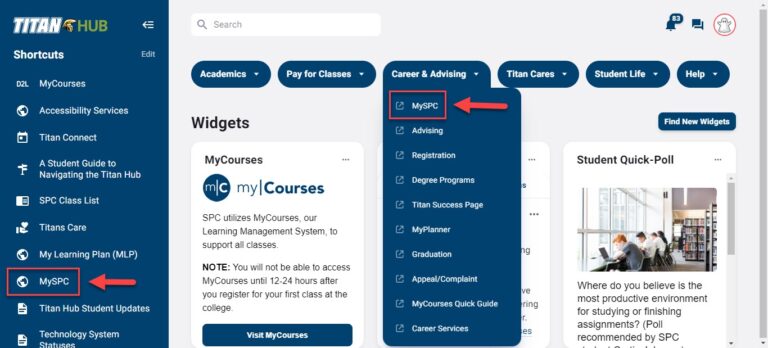 How To Register For Classes In MySPC Student Support
