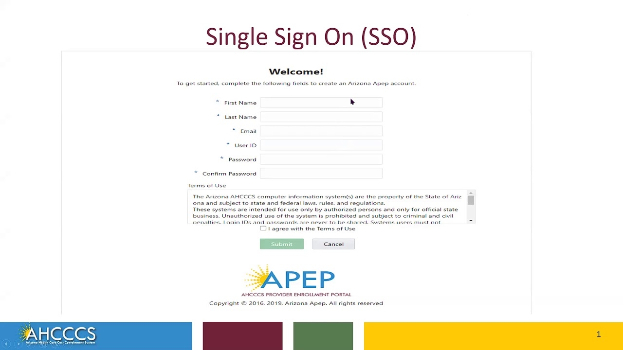 How To Register For The AHCCCS Provider Enrollment Portal APEP YouTube How To Register For The AHCCCS Provider Enrollment Portal APEP YouTube