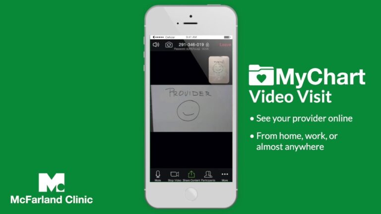 How To Use MyChart Video Visits McFarland Clinic YouTube