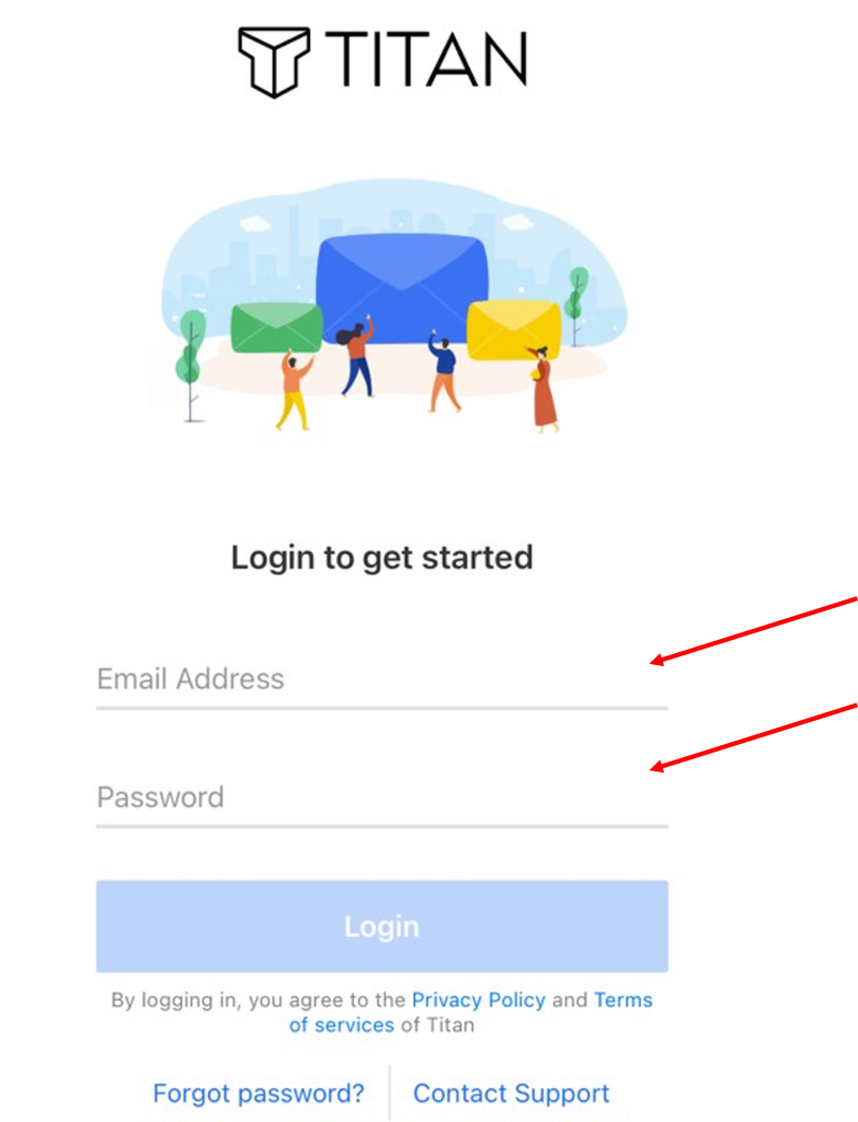 titan email login