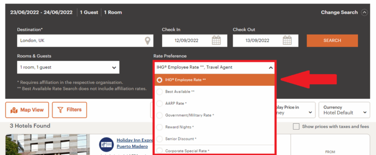 IHG Hotels Employee Discount Rates LoyaltyLobby
