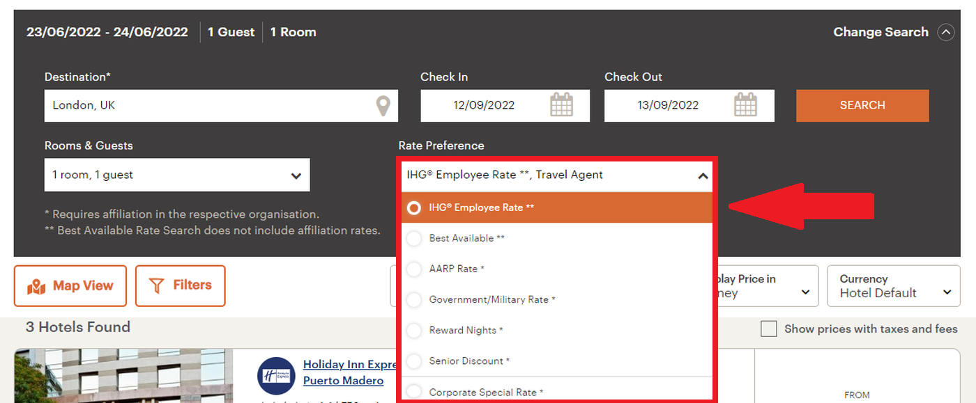 IHG Hotels Employee Discount Rates LoyaltyLobby