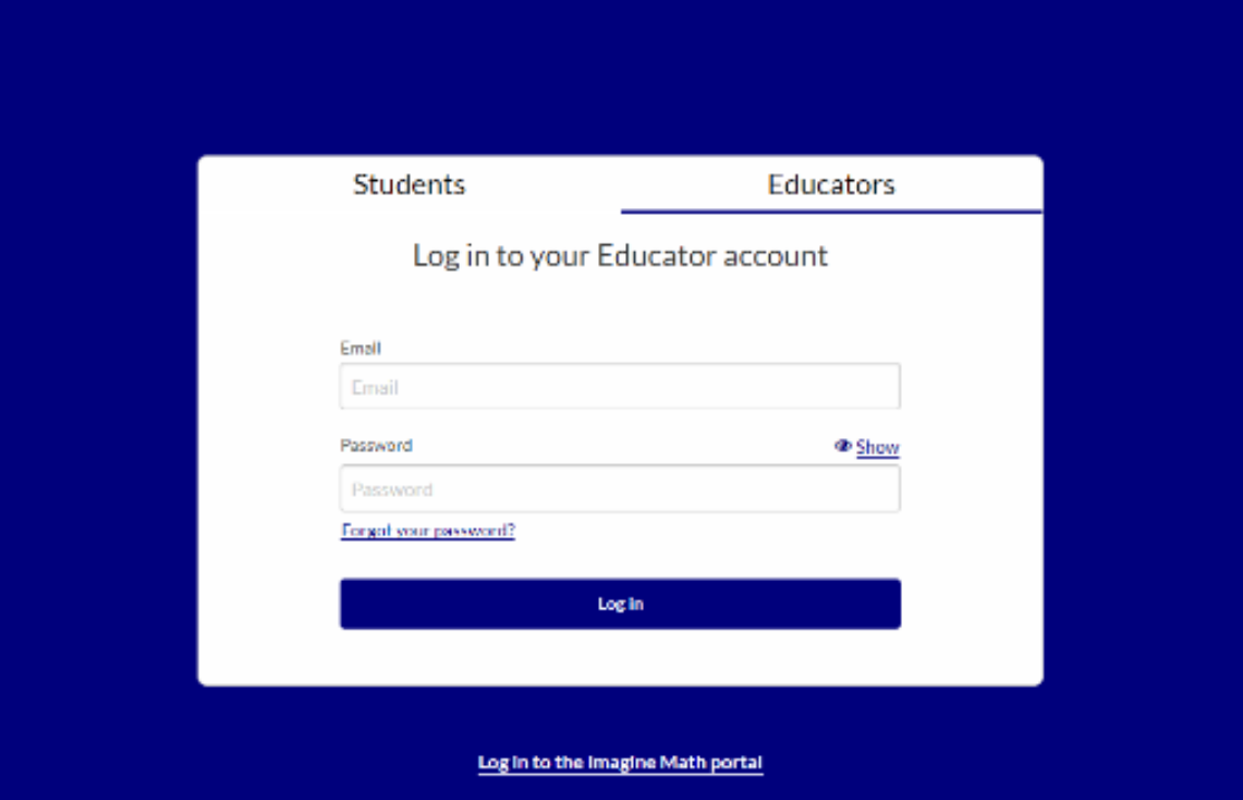 student imagine learning login