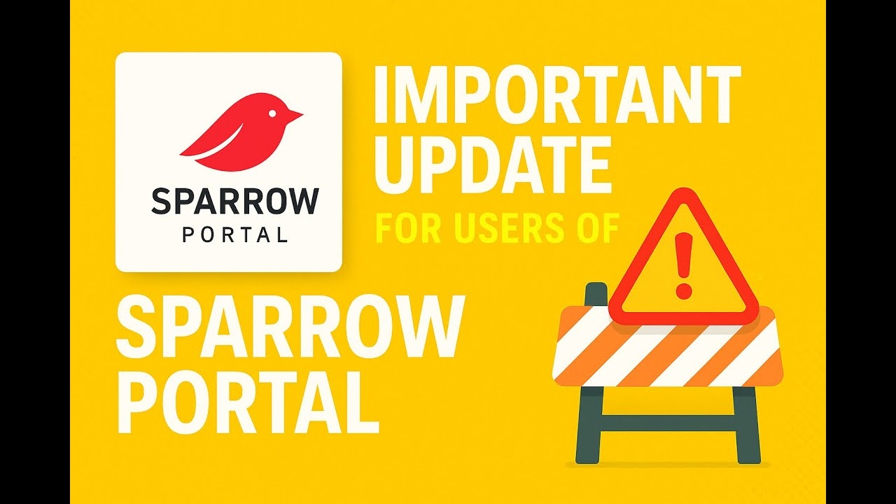 sparrow portal login