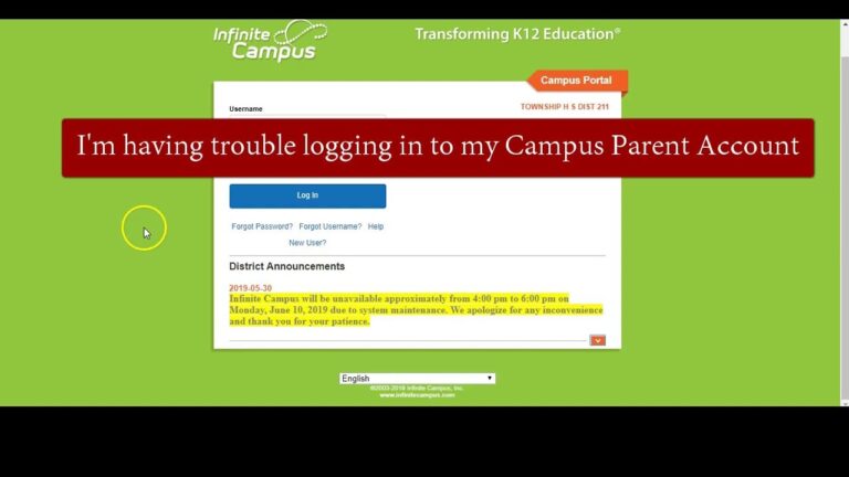 Infinite Campus Log in Difficulty Quick Help YouTube