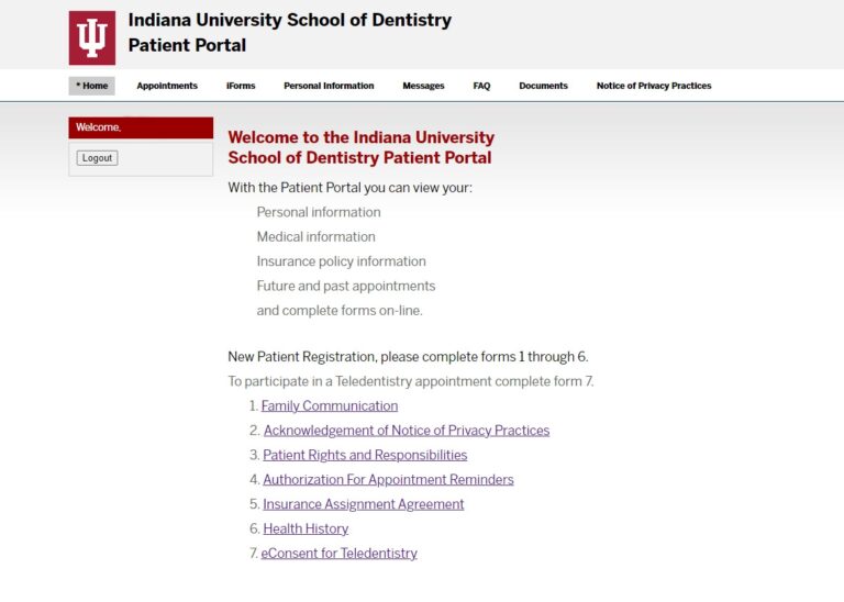 IUSD Launches New Patient Portal School News News Events About Indiana University School Of Dentistry Indiana University Indianapolis