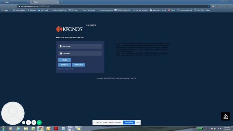 Kronos 01 How To Login YouTube