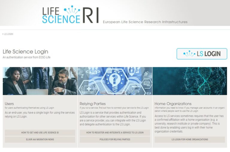 Launch Of LS Login EOSC Life