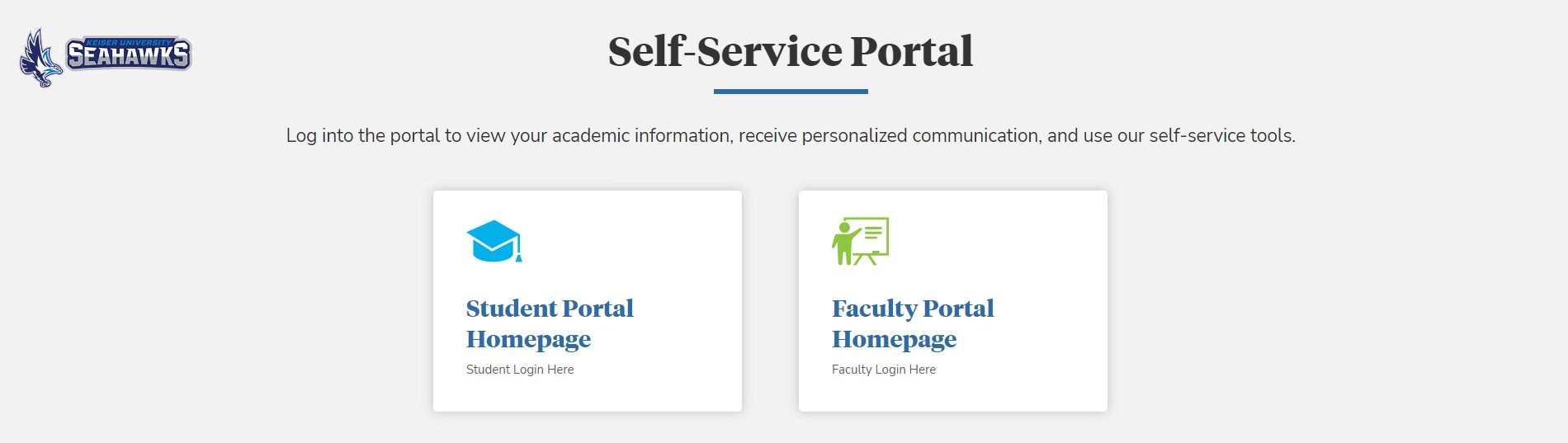 student portal login keiser