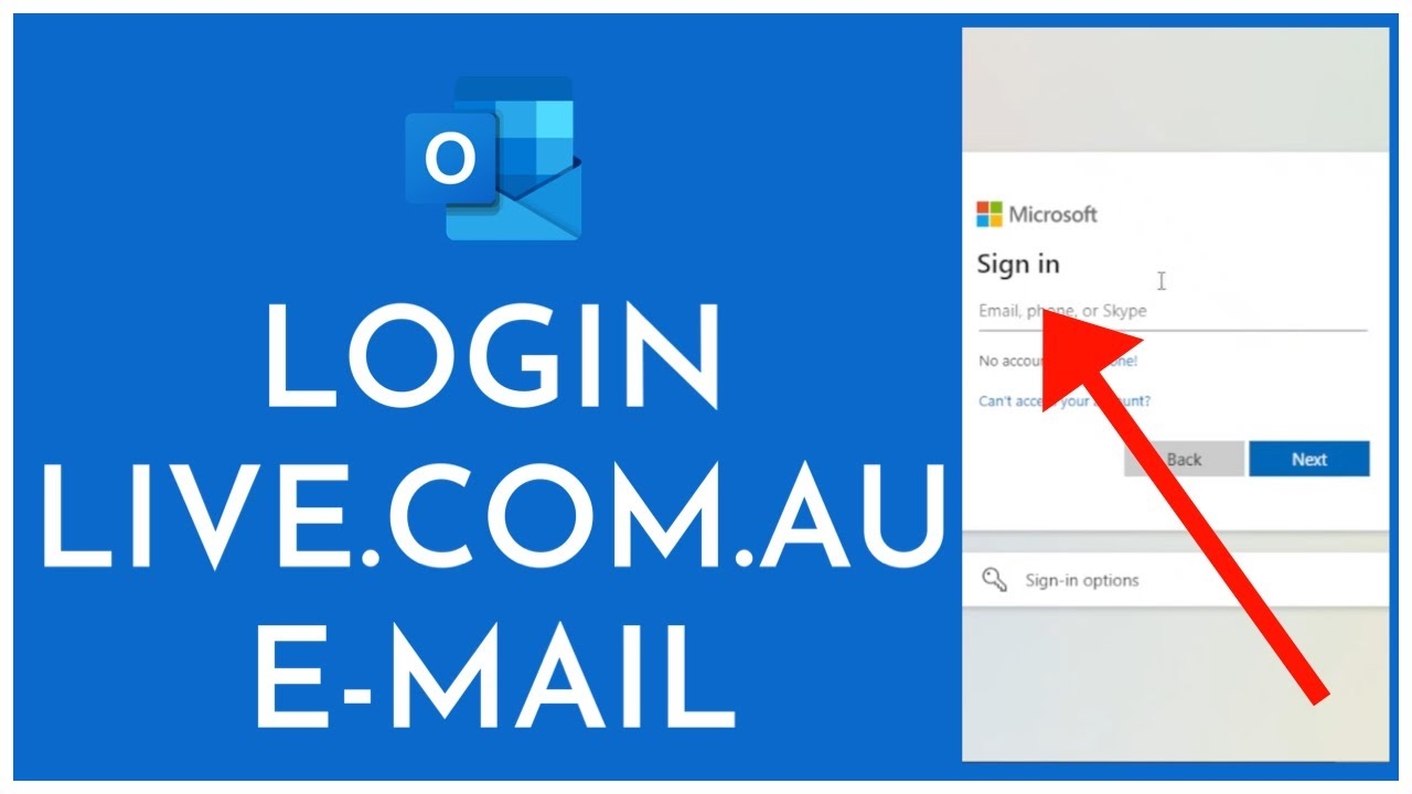 Live au Login How To Login Sign In Live au Email Account 2023 YouTube