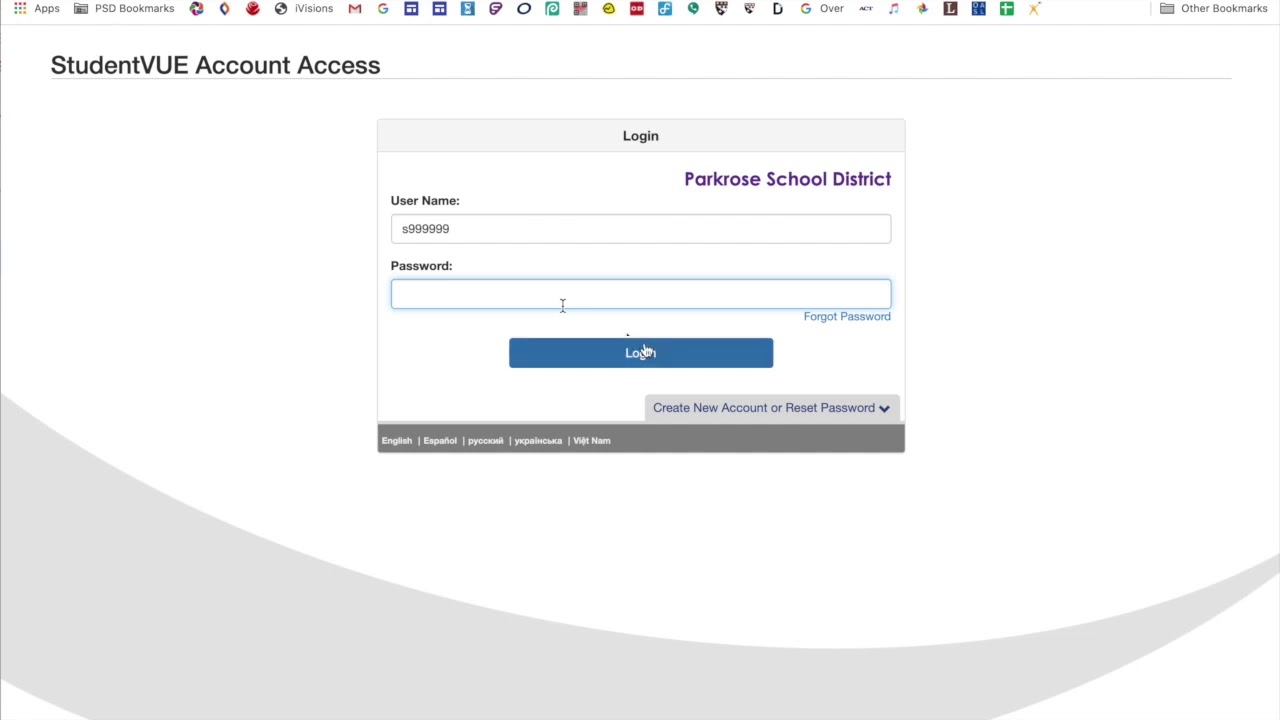 Logging Into StudentVue YouTube
