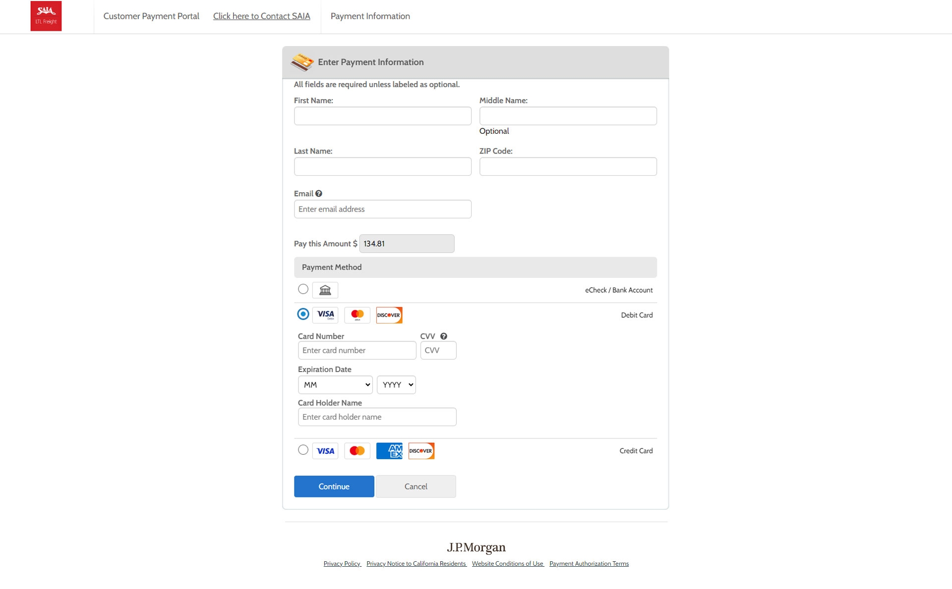 Login And Make A Payment With Saia s E Pay Or Without Logging In Login And Make A Payment With Saia s E Pay Or Without Logging In