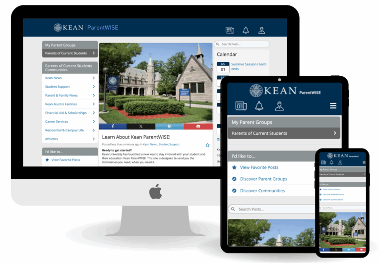 Login Kean ParentWISE