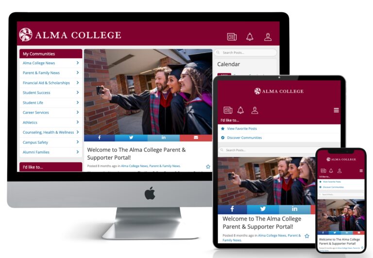Login The Alma College Parent Supporter Portal