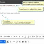 Mailing List Fresno State Transportation Institute