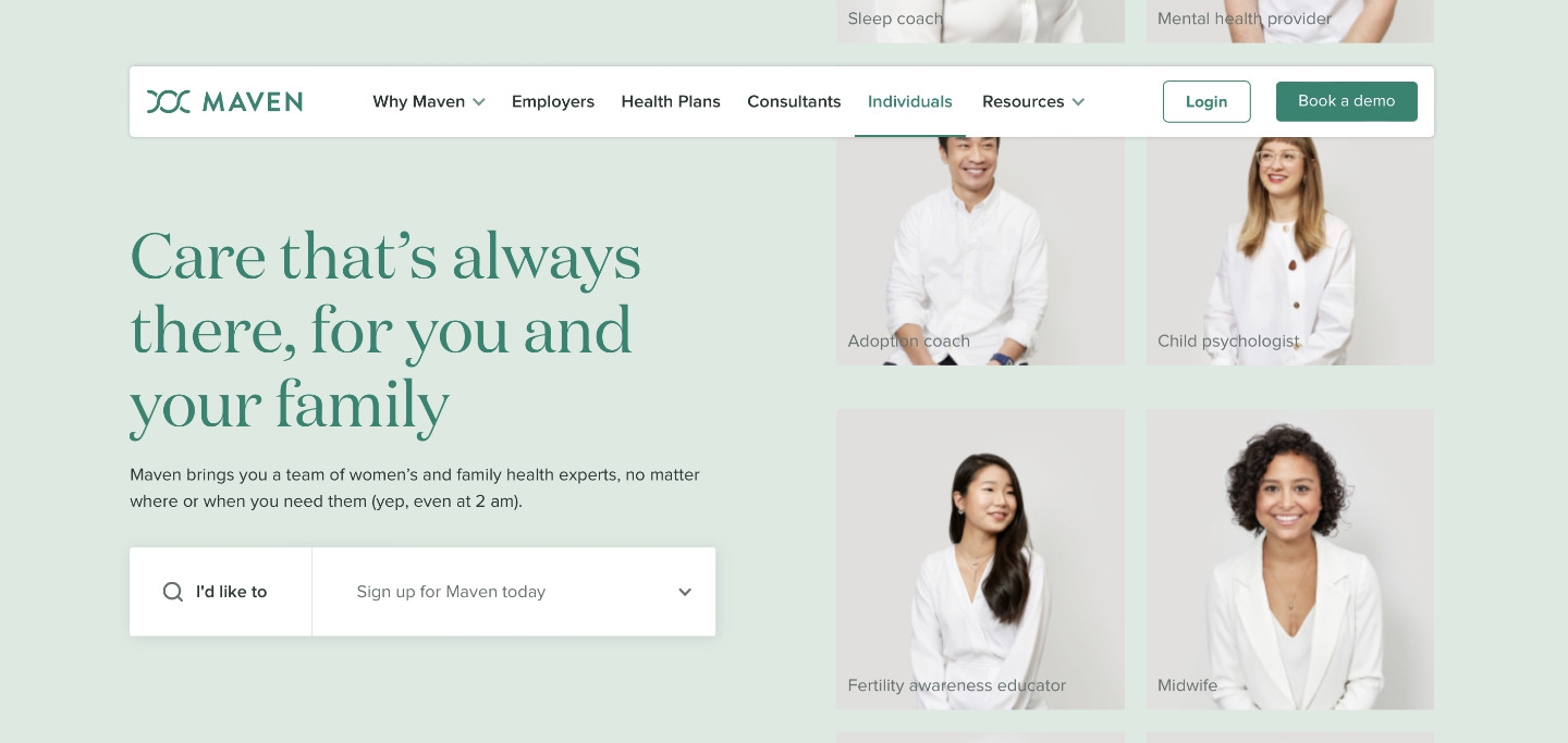 maven clinic login