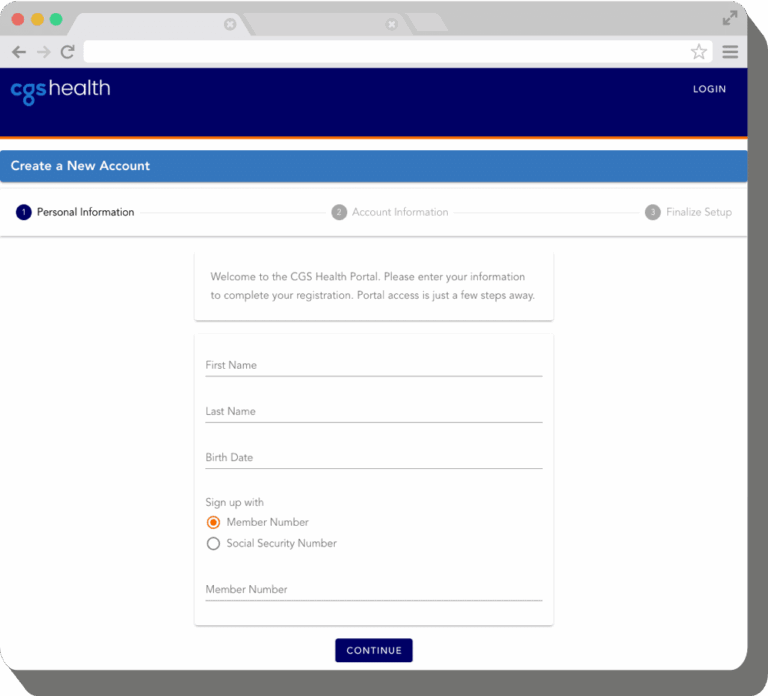 Member Access Portal CGS Health